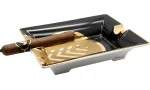 La Casa del Habano Ashtray black and gold photo 5
