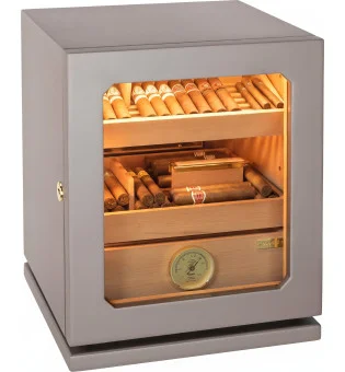 adorini Humidor Lumina Medium Deluxe light grey