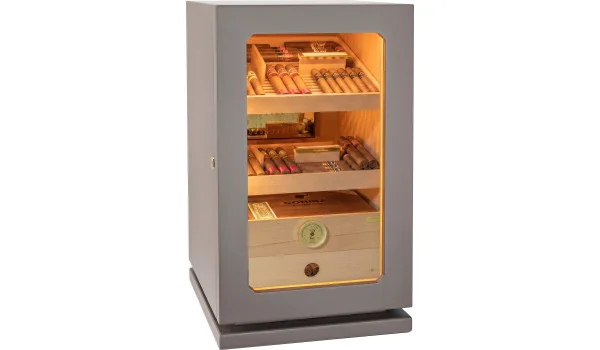 adorini Humidor Lumina Grande Deluxe light grey photo 16